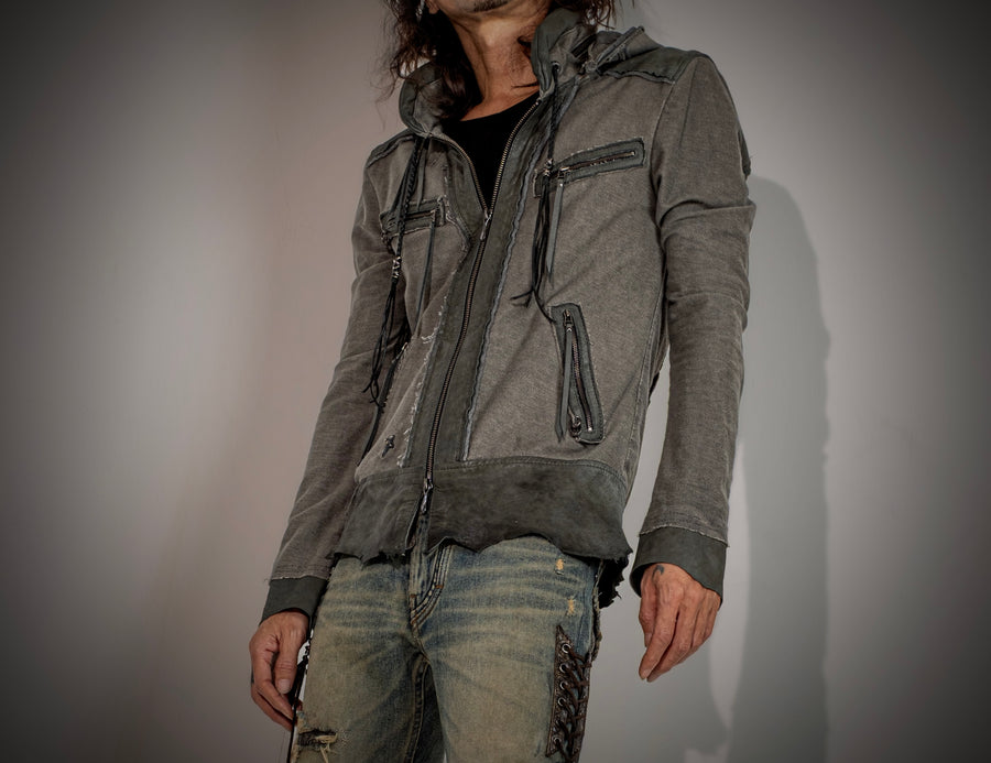 L. Breaker Hoodie Grey