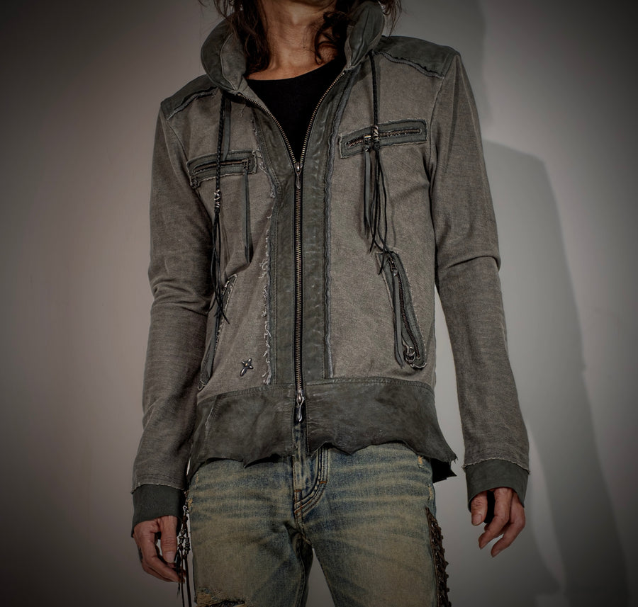 L. Breaker Hoodie Grey