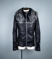 Cross Zip with Detachable Fur