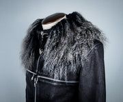 Cross Zip with Detachable Fur