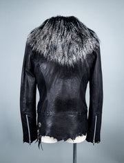 Cross Zip with Detachable Fur