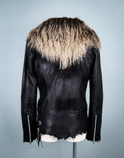 Cross Zip with Detachable Fur