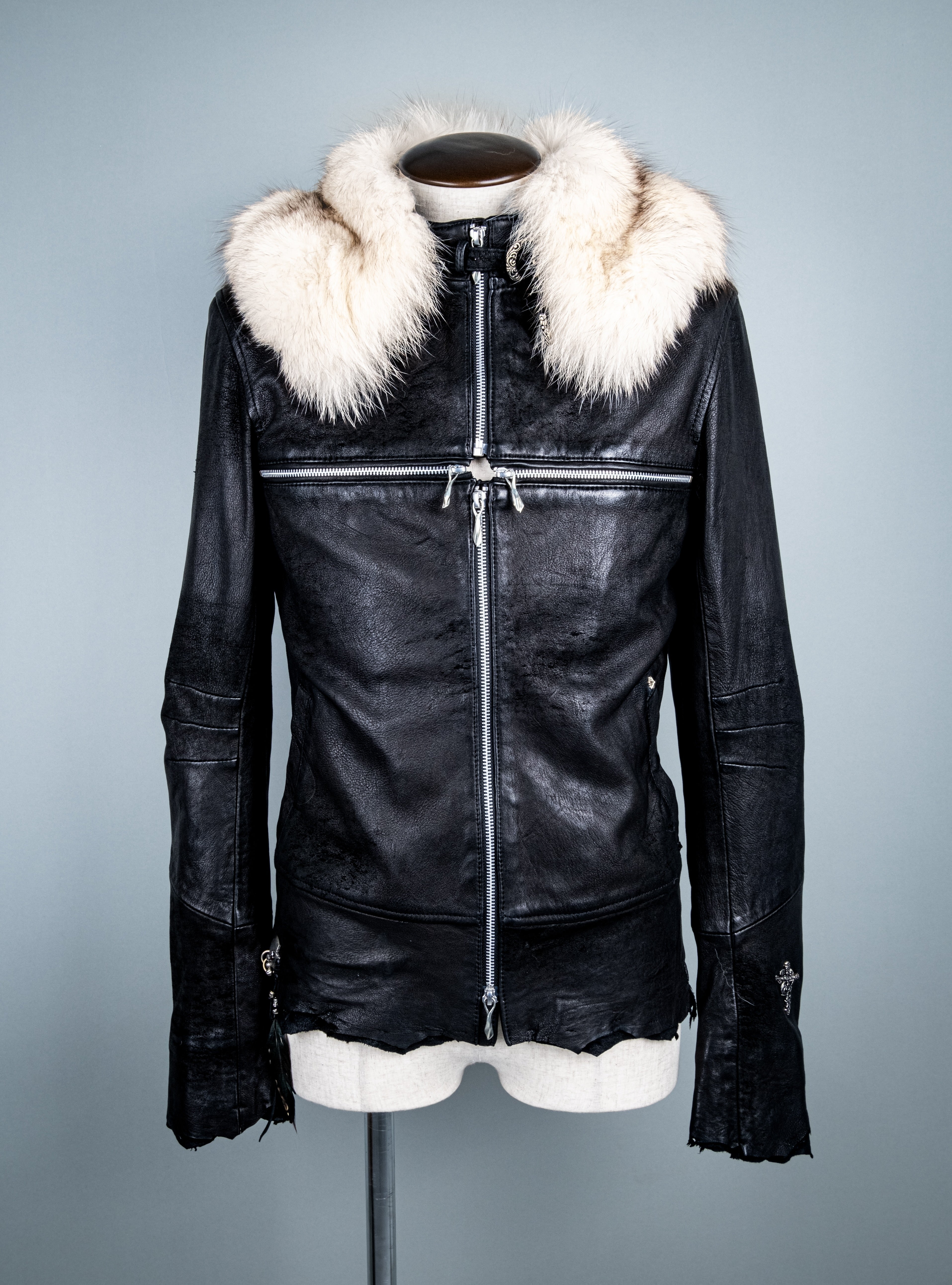 Cross Zip with Detachable Fur – 14th Addiction Cross Zip with Detachable Fur – 14th Addiction