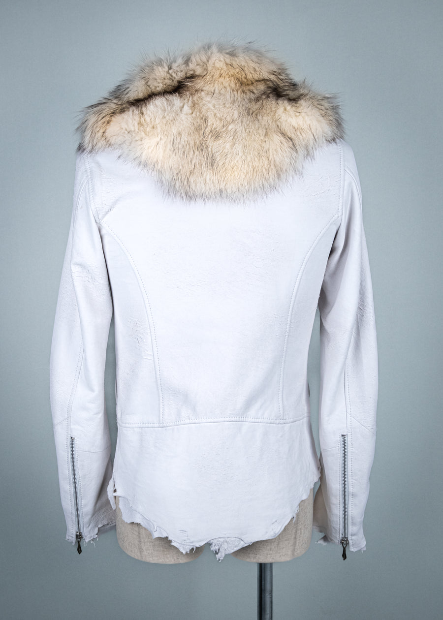 Cross Zip with Detachable Fur