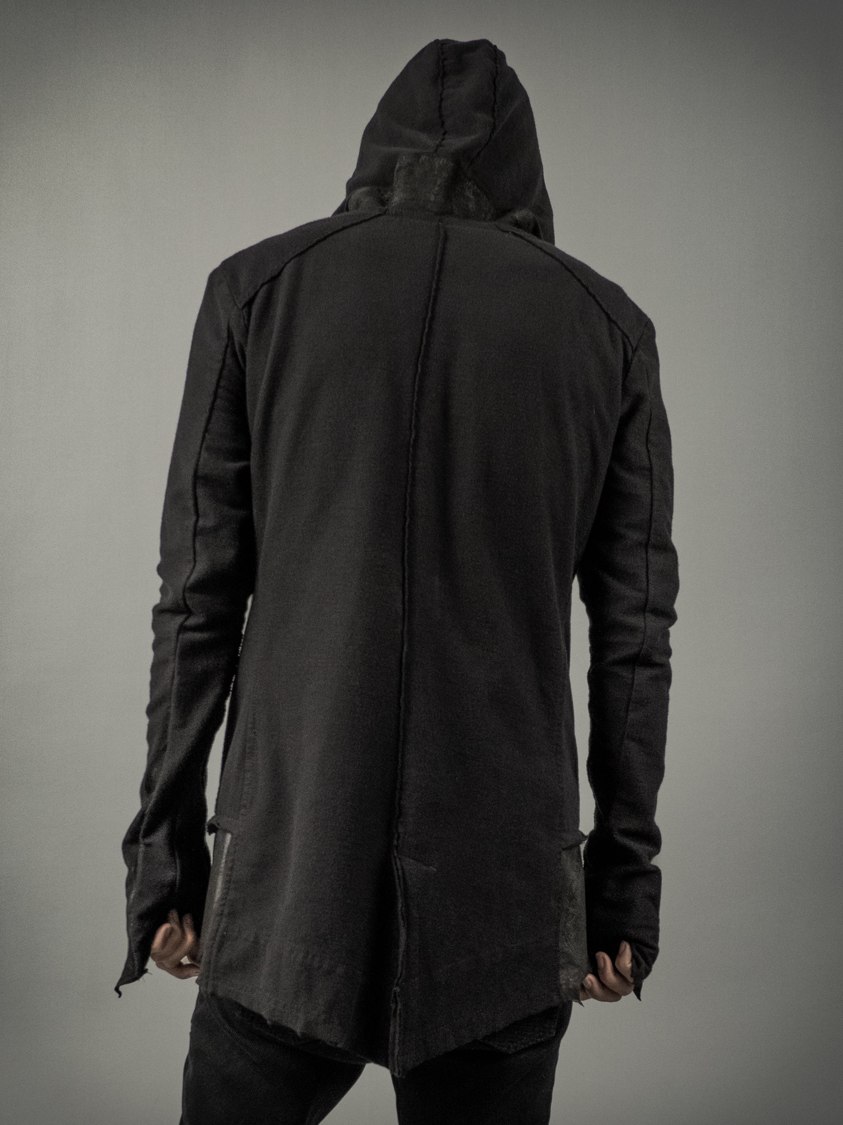 B. Terry Hoodie Long Black – 14th Addiction