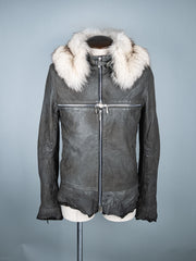 Cross Zip with Detachable Fur