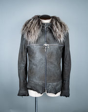 Cross Zip with Detachable Fur