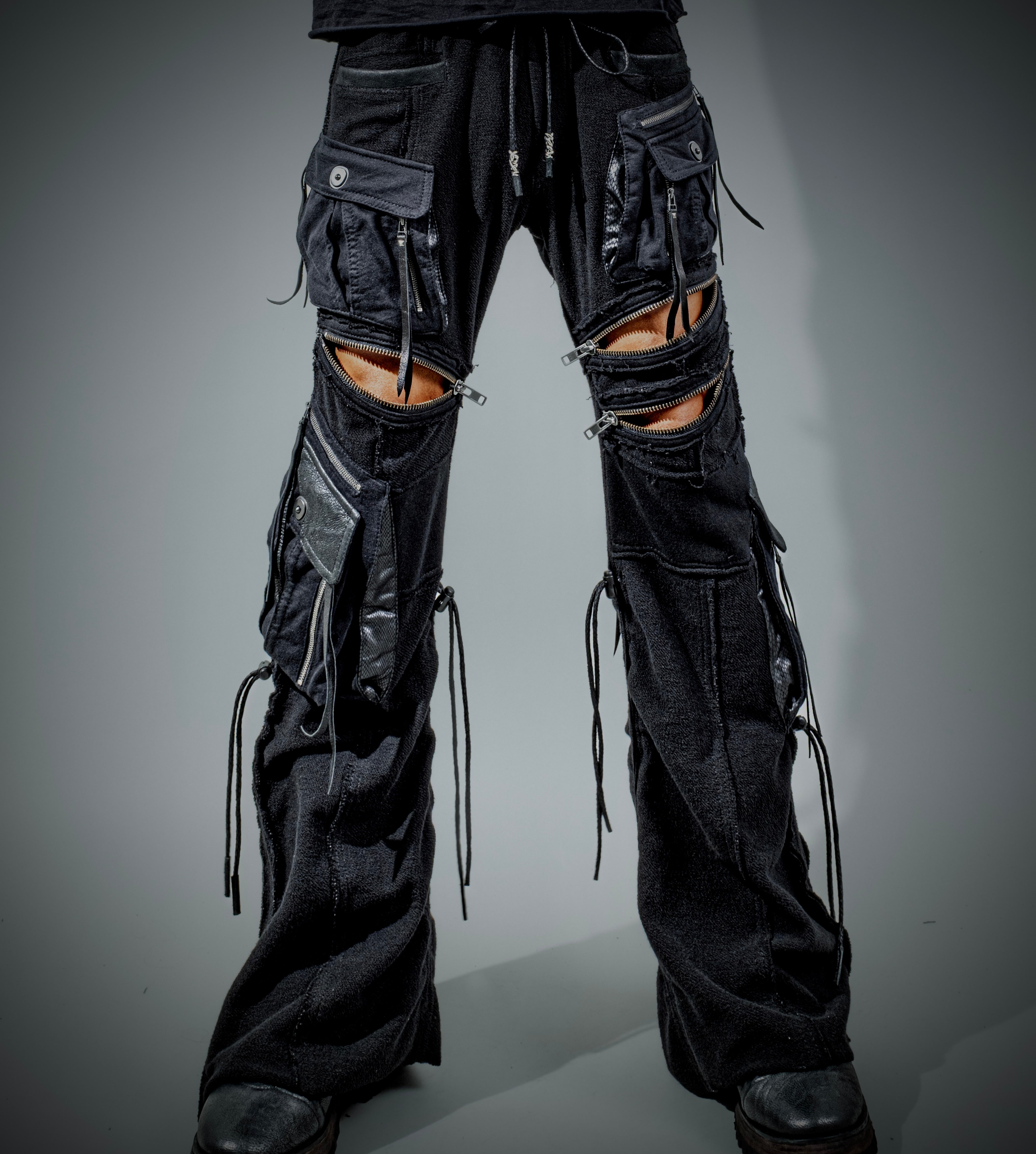 CRONOS Athleisure Cargo Pants【BLACK】 CRONOS Athleisure Cargo Pants【BLACK】