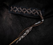 Feather Tassels w/ Leather Stiching