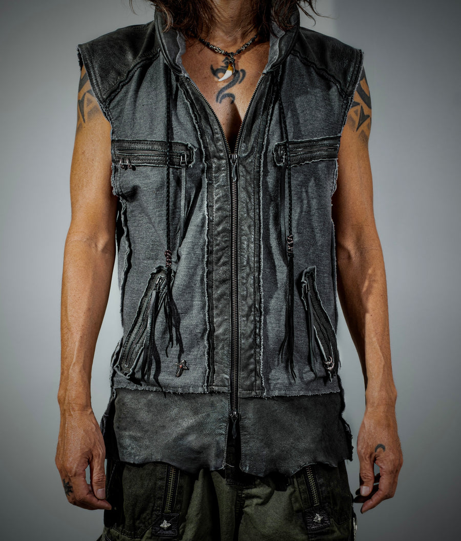 L. Breaker Vest Grey