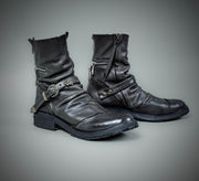 Cross Zip Boots