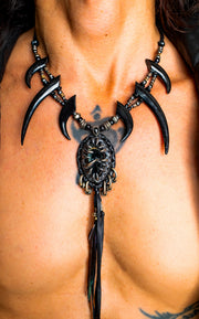 Real de Catorce: Code 239.25 (Wrapped Fang Black Tiger Eye)