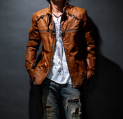 Cross Zip Camel