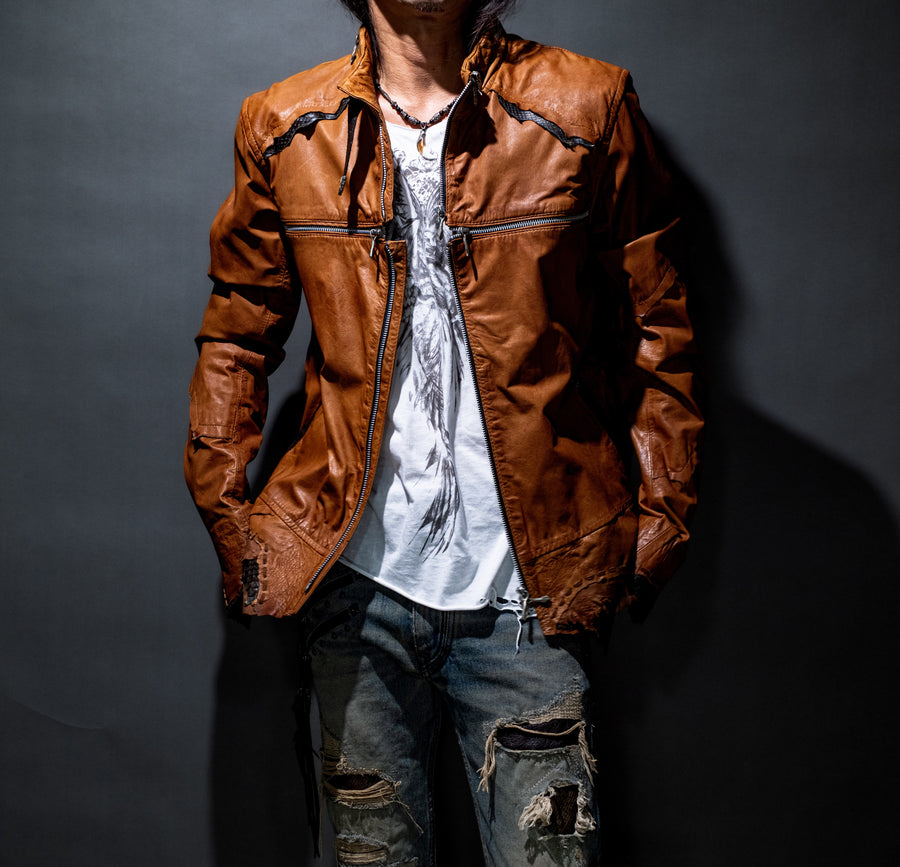 Cross Zip Camel