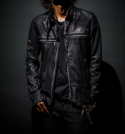 Cross Zip Black