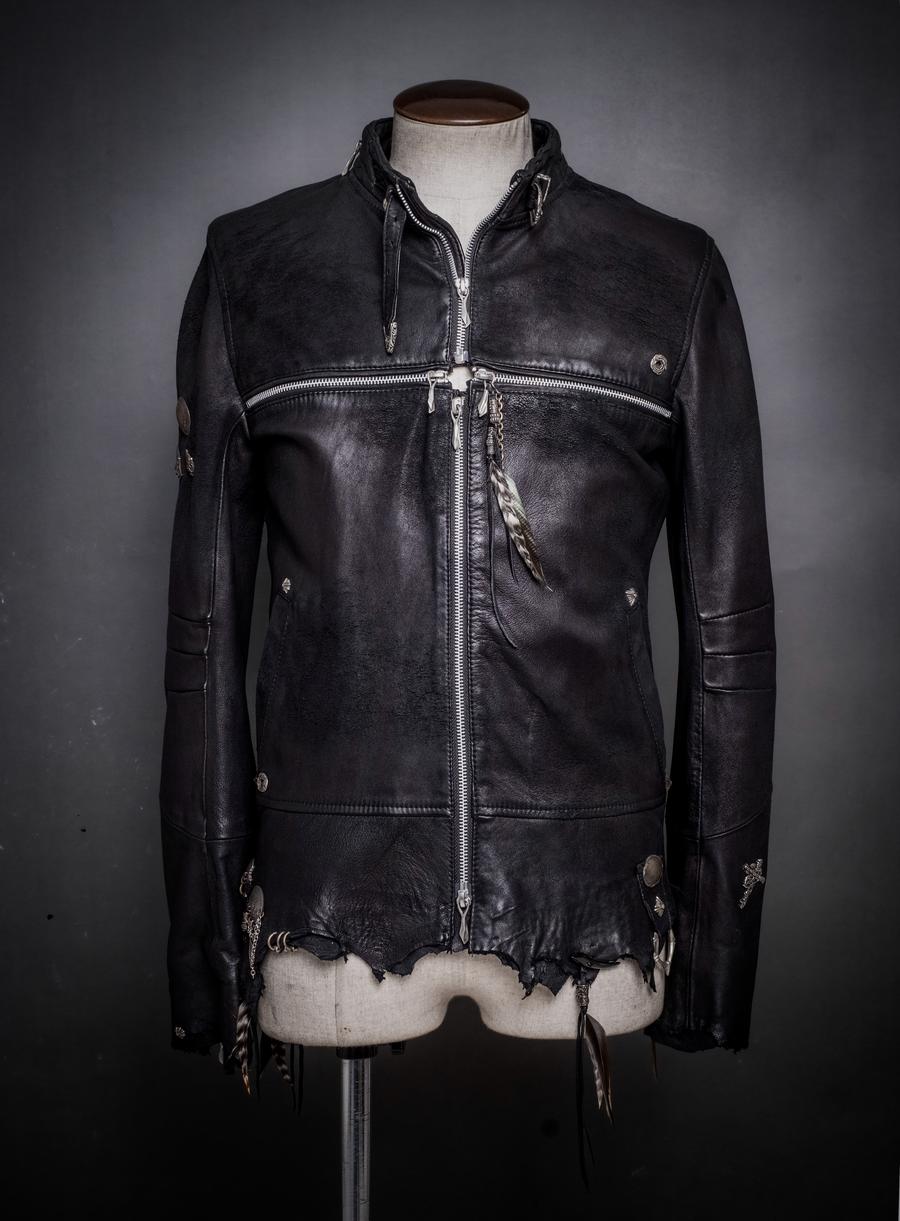 Cross Zip Black
