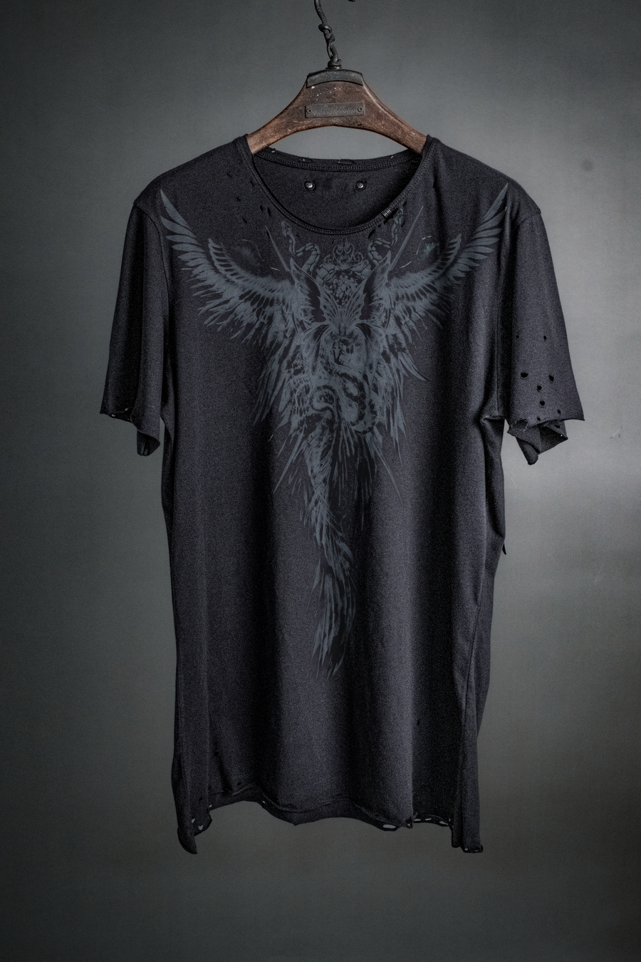 Quetzalcoatl Front Black