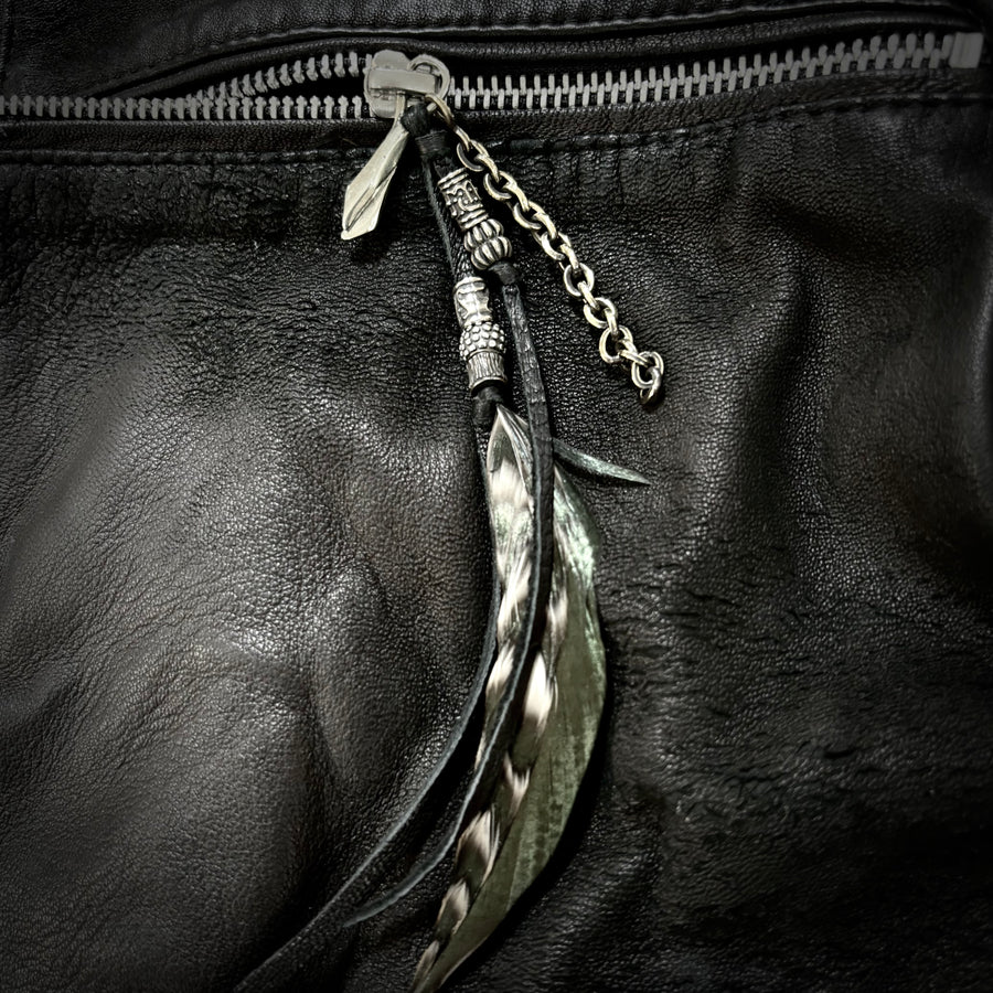Feather, Beads, & Tassels