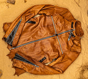 Cross Zip Camel