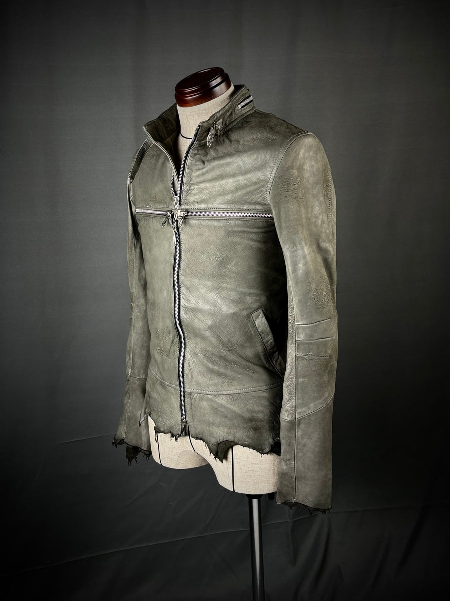 Cross Zip Grey