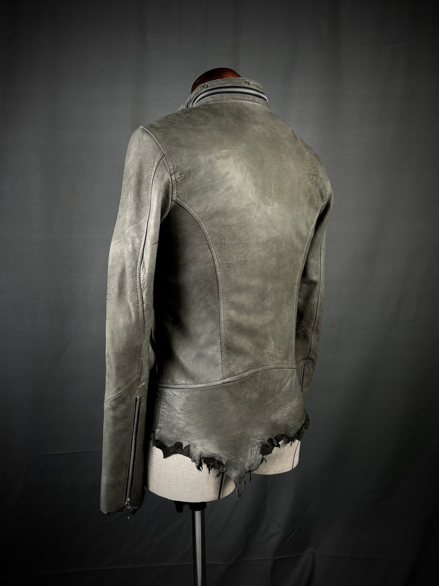Cross Zip Grey
