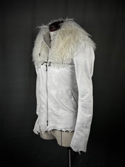 Cross Zip with Detachable Fur