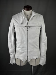 Cross Zip White / Pre-order 4 weeks