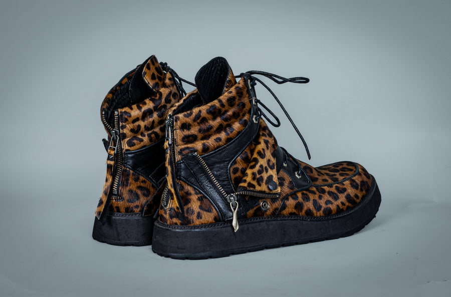 Leopard Boots