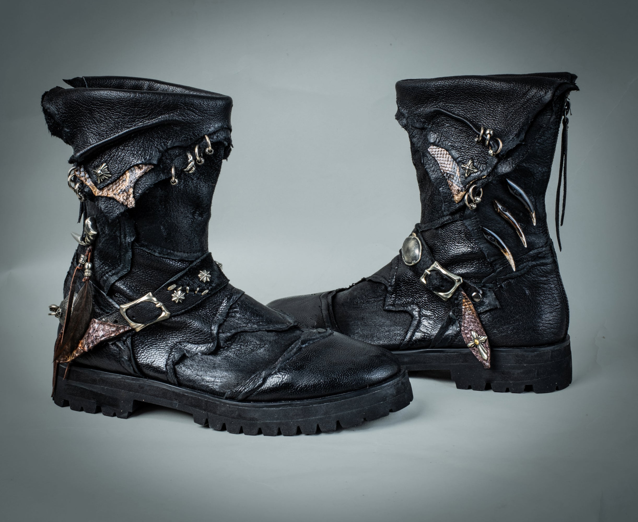 レア 希少14th addiction Elvis Punk boots LGB 14th Addiction „Elvis Punk“ Boots – Paroxa Studios