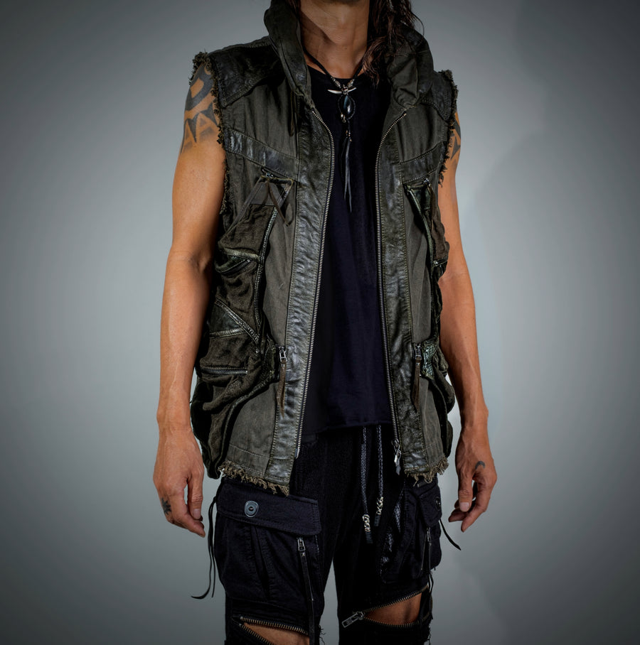 Trans Vest Khaki