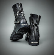 Cross Zip Boots