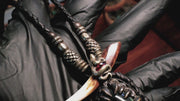 Real de Catorce: Wrapped Fang Black Obsidian