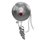 US Feather Coin Garnet